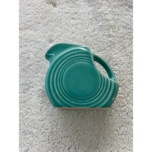 Fiestaware Mini Disc Pitcher Turquoise Small Creamer